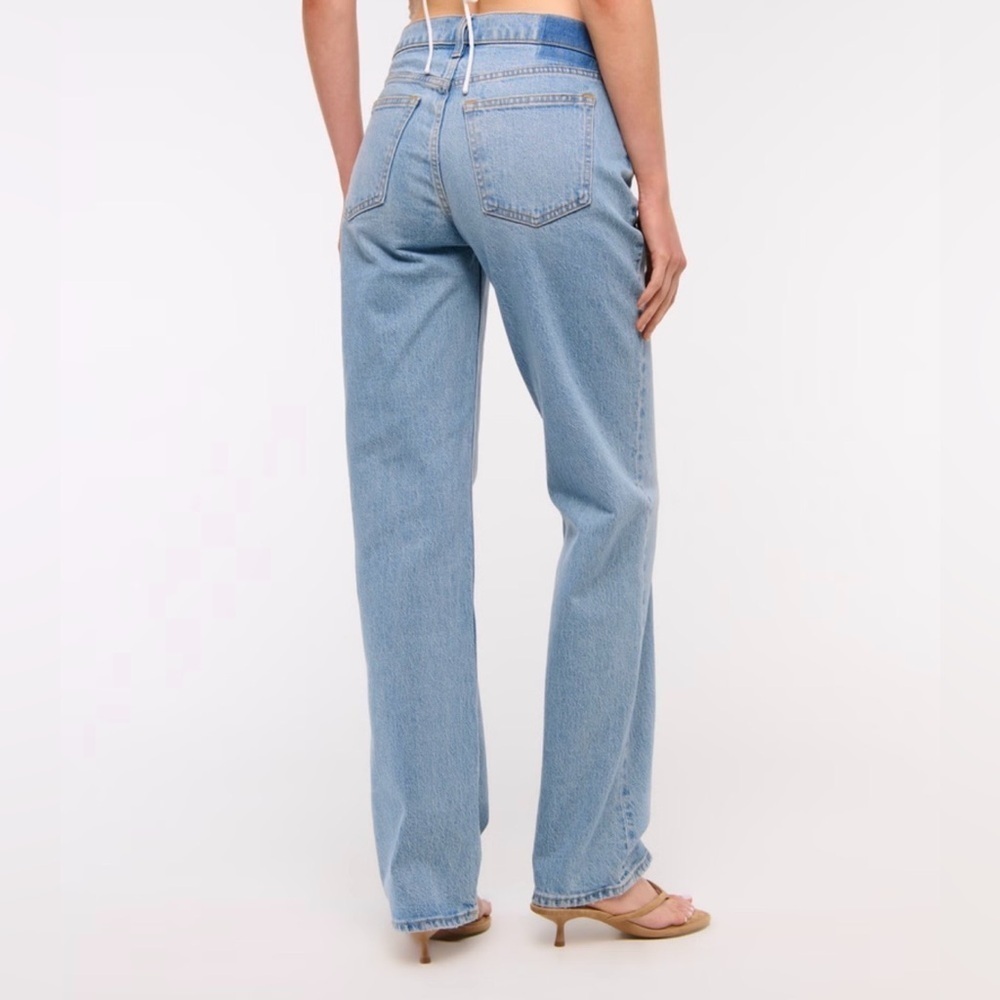 Abercrombie & Fitch Low Rise 90s Baggy Jean | Size 28 / 6 Regular - Picture 9 of 12